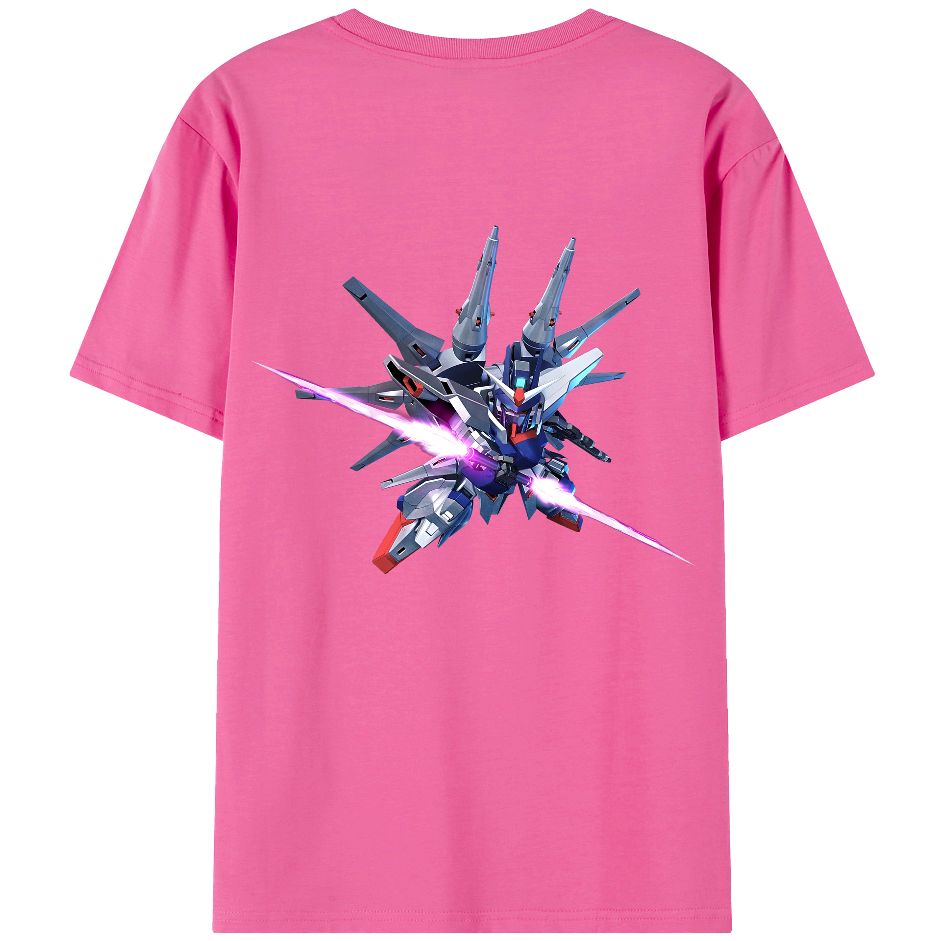 （画像用） 機動戦士ガンダム Mobile Suit Gundam レディース半袖Tシャツ(バックプリント)
